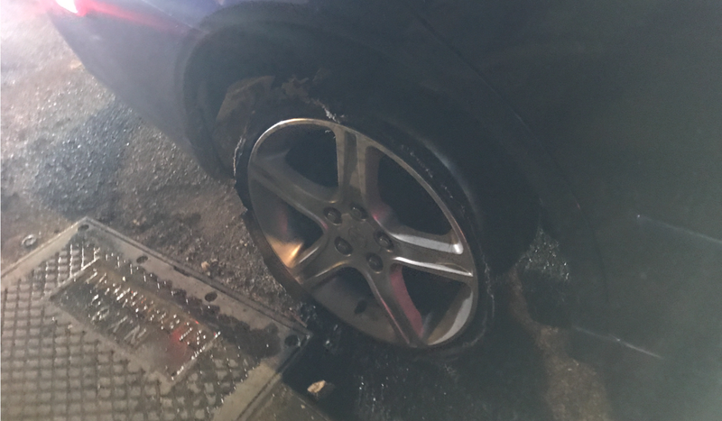 Illustration for article titled I Just Got the Weirdest Flat Tire of My Entire Life